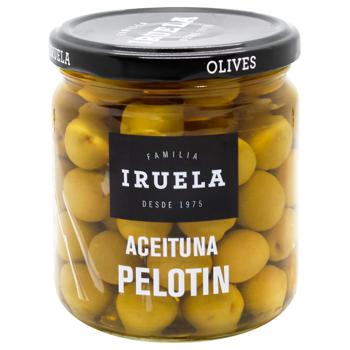 Iruela Pelotin Green Olives with Pits 370g - buy, prices for WINETIME - photo 1