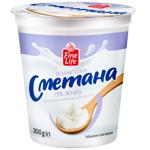 Сметана Fine Life безлактозна 15% 300г