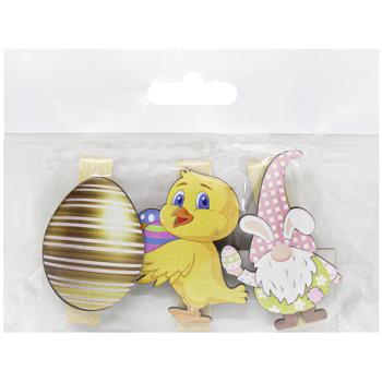 Bezant Easter Set of Pins 3.7x7.5x1.7cm 3pcs - buy, prices for Auchan - photo 6