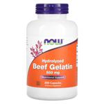 Now Foods Hydrolized Beef Gelatin 550mg 200 capsules