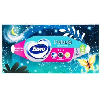 Салфетки бумажные Zewa Deluxe трехслойные 90шт дизайн в ассортименте - купить, цены на METRO - фото 4