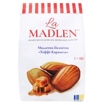 Мадленка бісквітна La Madlen Тоффі-карамель 140г - купити, ціни на Епіцентр FOOD - фото 2