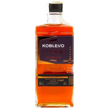 Бренді Koblevo V.V.S.O.P. 5 років 40% 0,5л - купити, ціни на КОСМОС - фото 1