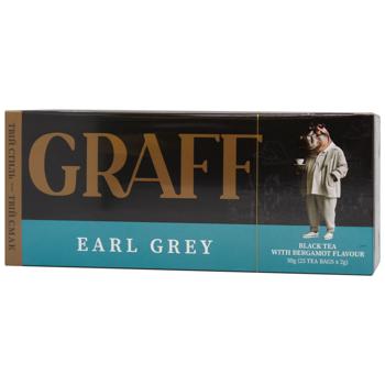 Чай чорний Graff Ерл Грей 2г*25шт - купити, ціни на NOVUS - фото 2