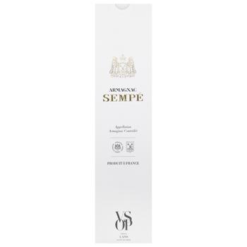 Арманьяк Sempe VSOP 40% 0,7л - купить, цены на WINETIME - фото 4