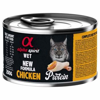 Вологий корм для котів Alpha Spirit Adult 200 г - курка - купити, ціни на MasterZoo - фото 1