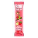 Bob Snail Apple-Strawberry Stripe Candies 14g