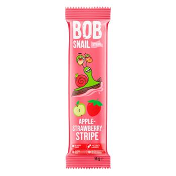Bob Snail Apple-Strawberry Stripe Candies 14g - buy, prices for Torba - photo 1