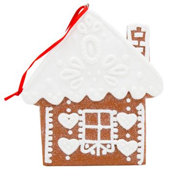 Підвіска декоративна Bona Di Пряниковий будиночок 10х11,5х1см