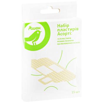 Набір пластирів Auchan Асорті 15шт - купити, ціни на - фото 3