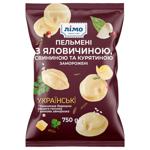 Пельмені Лімо Українські з яловичиною, свининою та курятиною 750г