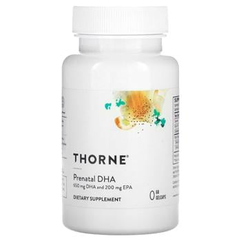 Thorne Research Prenatal DHA Fish Oil 60 softgels - buy, prices for Biotus - photo 1