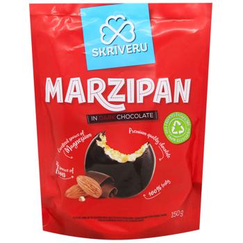 Марципан Skriveru у чорному шоколаді 150г
