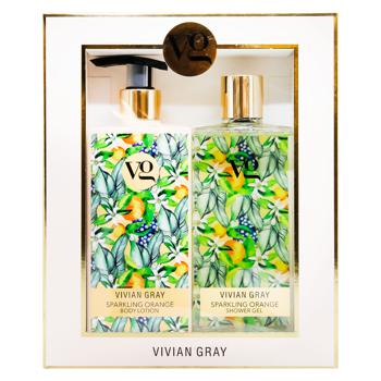 Vivian Gray Sparkling Orange Shower Gel and Body Lotion Set 2*350ml - buy, prices for Za Raz - photo 2