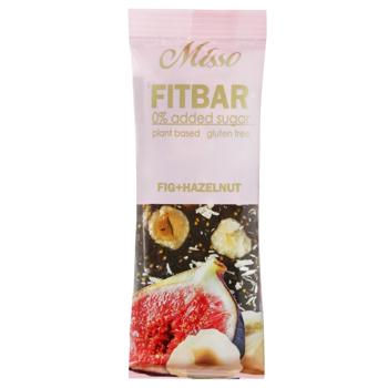 Батончик Misso Fitbar Інжир-фундук 30г - купити, ціни на NOVUS - фото 1