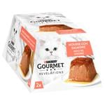 Gourmet Revelations Mousse with Salmon and Gravy Wet Food for Adult Cats 57g x 2pcs