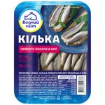 Кілька Водний Світ пряного посолу в олії 180г
