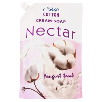 Крем-мыло жидкое Шик Cotton Nectar 900г - купить, цены на Идеал - фото 1