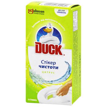 Duck Citrus Toilet Cleanliness Sticker 3pcs - buy, prices for ULTRAMARKET - photo 1