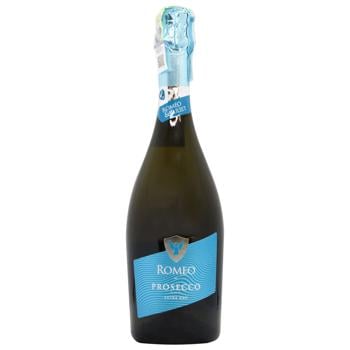 Вино ігристе Romeo Prosecco DOC біле сухе 11% 0,75л - купити, ціни на AlcoHub - фото 1