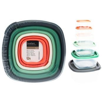 Контейнеры для хранения Excellent Houseware 6шт