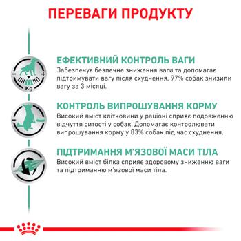 Корм вологий Royal Canin Satiety Weight Management з домашньою птицею для собак із зайвою вагою 410г - купити, ціни на MasterZoo - фото 2