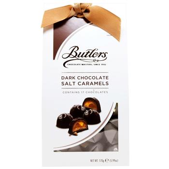 Конфеты Butlers в черном шоколаде с соленой карамелью 170г - купить, цены на WINETIME - фото 2