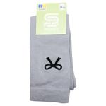Premier Socks Children's Knee Highs With Bow Embroidery s.20-22 Light Grey