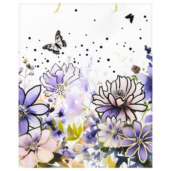 Пакет подарочный бумажный 26*32*10см 072M-5985 - купить, цены на - фото 2