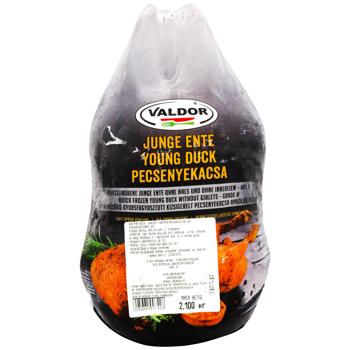 Тушка качки Valdor патрана заморожена 2,1кг