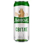 Пиво Львівське Світле 4,3% 0,48л