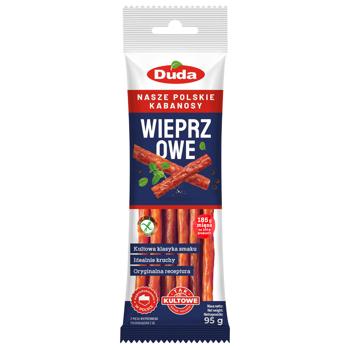 Duda Kabanosy Pork Sausages 95g - buy, prices for Tavria V - photo 1