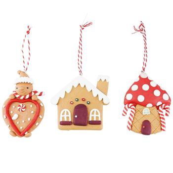 Actuel Gingerbread Christmas Tree Pendant 8-10cm in assortment - buy, prices for - photo 1