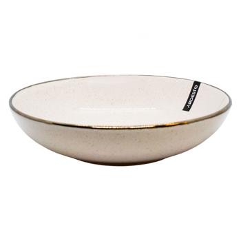 Ardesto Emilia Beige Soup Plate 20cm