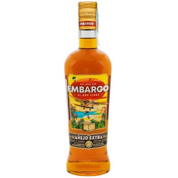 Ром Embargo Anejo Extra 40% 0,7л - купить, цены на WINETIME - фото 1