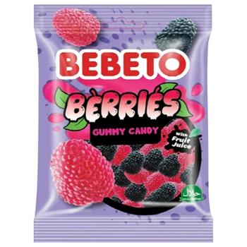 Цукерки Bebeto Ягоди жувальні 70г