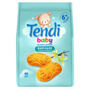 Печиво Tendi Baby Ванільне з 6 місяців 90г - купити, ціни на NOVUS - фото 1