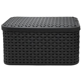 Сurver Style Basket With Lid 28х19х13cm - buy, prices for - photo 2