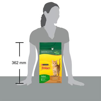 Friskies Indoor Dry Food with Chicken, Turkey and Vegetables for Indoor Cats 1.5kg - buy, prices for NOVUS - photo 4
