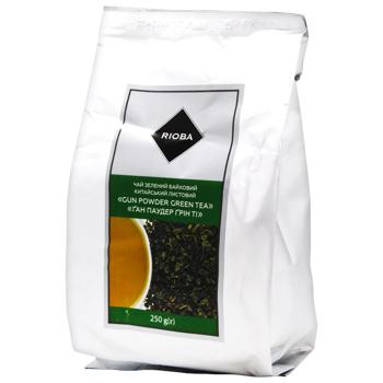 Чай зеленый Rioba Gun Powder Green Tea листовой 250г - купить, цены на КОСМОС - фото 1