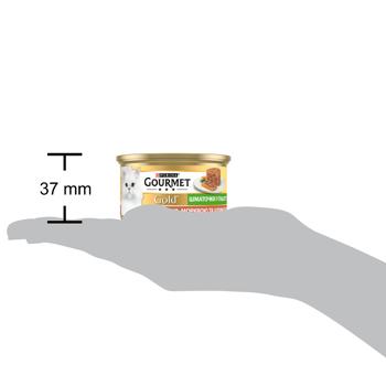 Корм вологий Gourmet Gold з качкою, морквою та шпинатом для дорослих котів 85г - купити, ціни на MasterZoo - фото 5