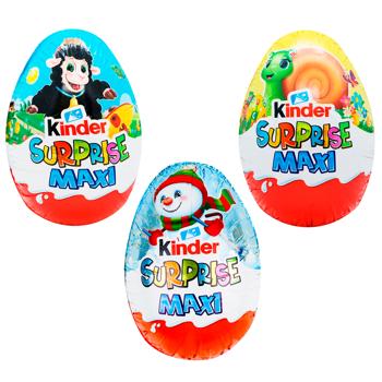 Яйцо шоколадное Kinder Сюрприз Maxi 100г
