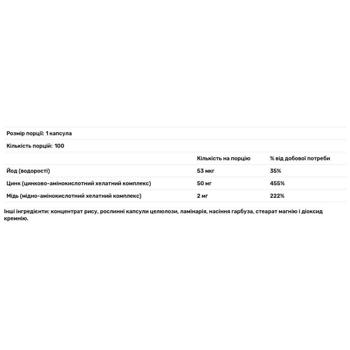 Solaray Zinc Copper 100 capsules - buy, prices for Biotus - photo 3