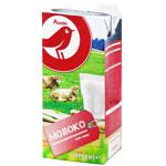 Молоко Auchan ультрапастеризоване 3,2% 1027г