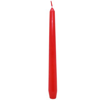 Red Conical Candle 2.1*25cm - buy, prices for Auchan - photo 1