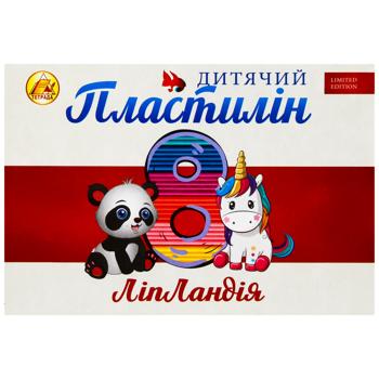 Tetrada Lipland Plastiland Plasticine 8 colors 160g - buy, prices for MegaMarket - photo 3