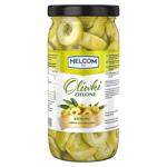 Оливки "Helkom" 935 г різані зелені с/б