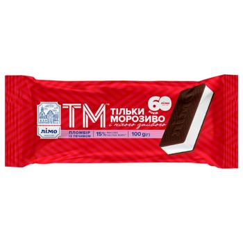 Морозиво Лімо Пломбір з печивом 100г - купити, ціни на Auchan - фото 1