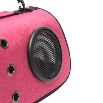 MasterZoo Carrying Bag with Porthole for Dogs and Cats Up to 5 kg 40x27x25cm Pink - buy, prices for MasterZoo - photo 2