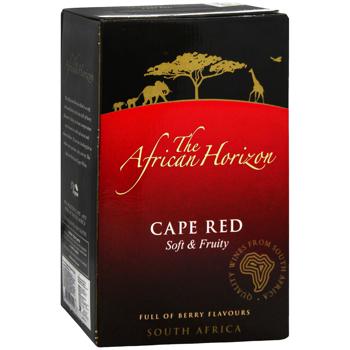 Вино The African Horizon Cape Red сухе червоне 12,5% 2,25л Вино The African Horizon Cape Red сухе червоне 12,5% 2,25л - купити, ціни на - фото 2